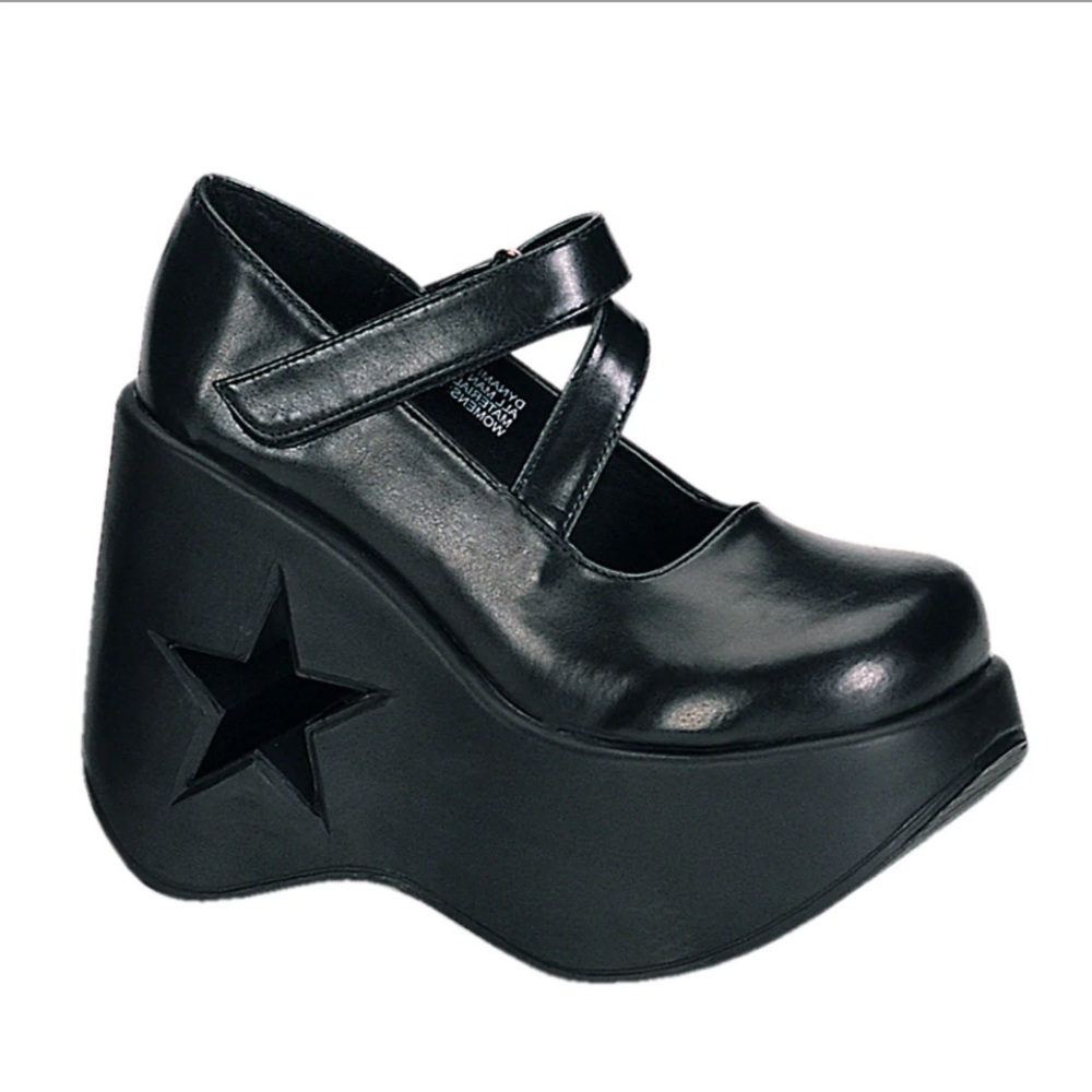 Demonias Dynamite Goth Punk Lolita MaryJanes 11